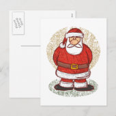 サンタスケッチ シーズンポストカード (正面/裏面)