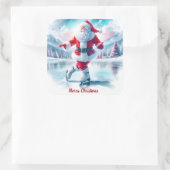 サンタスケートで滑るインザウィンターワンダーランド スクエアシール (バッグ)