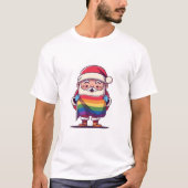 サンタスゲイクリスマス Tシャツ (正面)