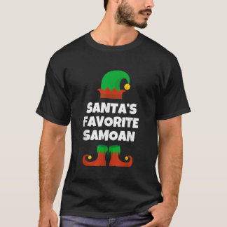 サンタスサお気に入りのモアンクリスマスハットサおもしろいモア Tシャツ
