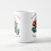 サンタスジョイライドオートバイクリスマス コーヒーマグカップ (中央)