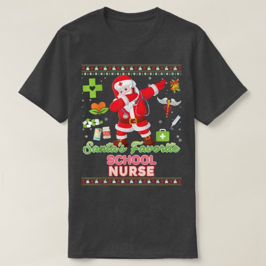 サンタススクーお気に入りのルナースダビングサンタステトス Tシャツ (デザイン正面)