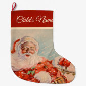 サンタススレイライド ラージクリスマスストッキング (正面)