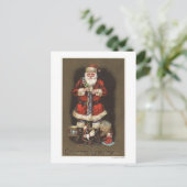 サンタスタッフィングストッキング(くるみ割り付き) シーズンポストカード (スタンド正面)