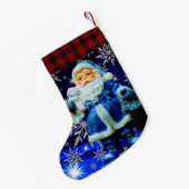 サンタスターズクリスマス スモールクリスマスストッキング (裏面 (吊り時))