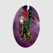 サンタスチームトラクター オーナメント (正面)