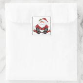 サンタスティッカー スクエアシール (バッグ)