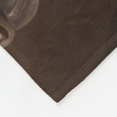 サンタスティームパンクのクリスマス フリースブランケット (角)