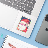 サンタステッカー シール (ノートパソコンとiPhone)