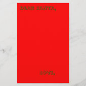 サンタステーショナリーへの手紙 (正面)