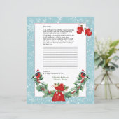 サンタステーショナリーパーソナライズされたへの手紙 (スタンド正面)