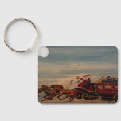 サンタステージコーチ、オリジナルバイゲイリーポーリング キーホルダー (裏面)