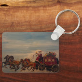 サンタステージコーチ、オリジナルバイゲイリーポーリング キーホルダー (正面)