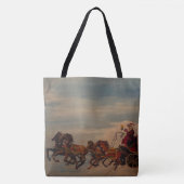 サンタステージコーチ、オリジナルバイゲイリーポーリング トートバッグ (正面)