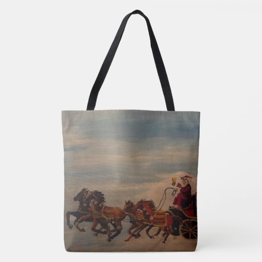 サンタステージコーチ、オリジナルバイゲイリーポーリング トートバッグ (正面)