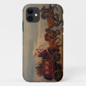 サンタステージコーチ、オリジナルバイゲイリーポーリング Case-Mate iPhoneケース (裏面)