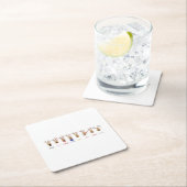 サンタストインデナー スクエアペーパーコースター (インサイチュ)