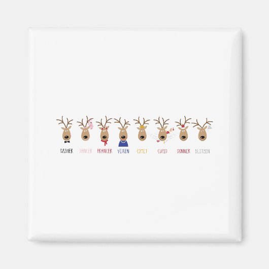 サンタストインデナー マグネット (正面)