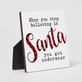 サンタストップでは下着が付く フォトプラーク