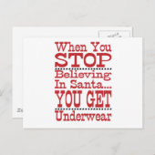 サンタストップに信じ行くな シーズンポストカード (正面/裏面)