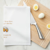 「サンタストップは冷楽しむたい人だ キッチンタオル (四つ折り)