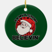サンタストップを信じない セラミックオーナメント (裏面)
