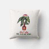 サンタストップク・クリスマスハウスプラント クッション (裏面)