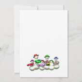 サンタストップスファースト子供用クリスマスパーティー 招待状 (裏面)