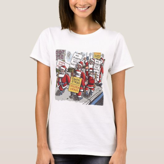 サンタストライクの女性Tシャツ Tシャツ (正面)