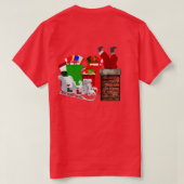 サンタストラップTシャツ Tシャツ (デザイン裏面)