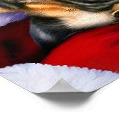 サンタスドイツシェパードドッグスB&T ポスター (角)