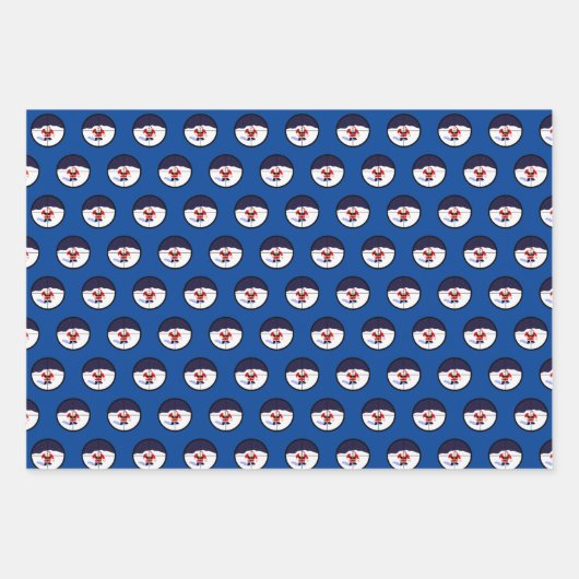 サンタスナイパー ラッピングペーパーシート (正面)