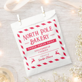 サンタスナックパーソナライズされたクリスマスパーティーフェイスバッグ フェイバーバッグ