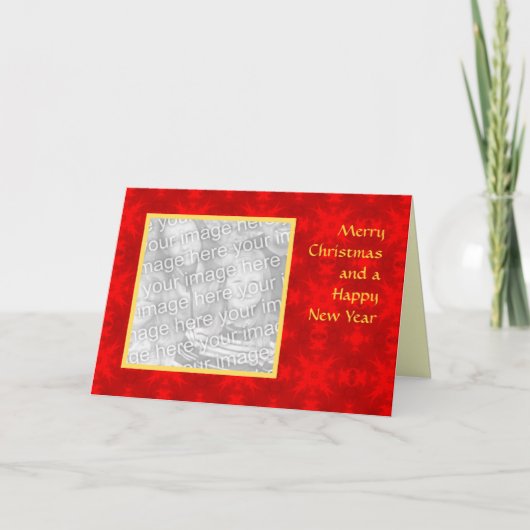 サンタスノークリスマステンプレート シーズンカード (正面)