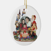 サンタスノーグローブフォトオーナメント セラミックオーナメント (右)