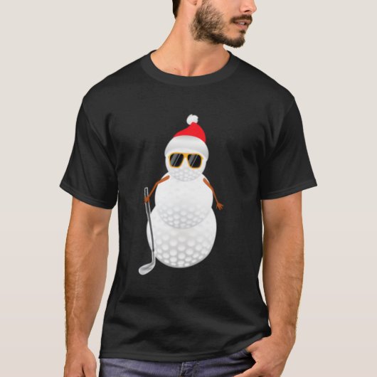 サンタスノーゴルフゴルファー Tシャツ (正面)