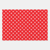 サンタスノーフレーク及び木包み紙シート ラッピングペーパーシート (正面2)