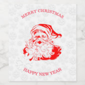 サンタスノーフレーク ワインラベル (シングルラベル)