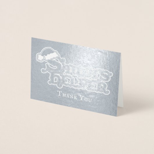 サンタスハサンタスヘルパホリデー 箔カード (正面)