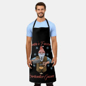 サンタスバお気に入りのルテンダー格言 エプロン (着用した状態)