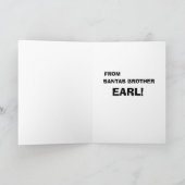 サンタスブラザーカード シーズンカード (内部)