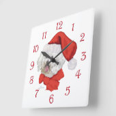 サンタスヘルパー スクエア壁時計 (傾斜)