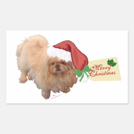 サンタスヘルパー 長方形シール (正面)