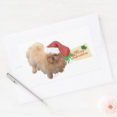 サンタスヘルパー 長方形シール (封筒)