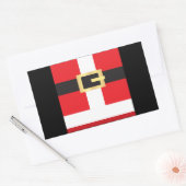 サンタスベルト 長方形シール (封筒)