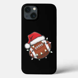 サンタスポーツ クリスマス アメリカンフットボール ラバー iPhone 13ケース