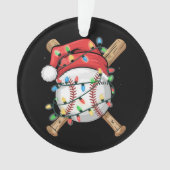 サンタスポーツ クリスマス 野球選手  オーナメント (正面)