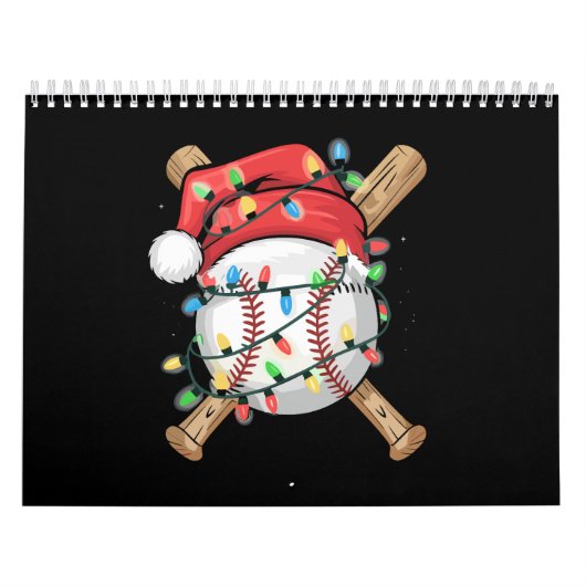 サンタスポーツ クリスマス 野球選手 カレンダー (カバー)