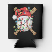 サンタスポーツ クリスマス 野球選手  缶クーラー (正面)