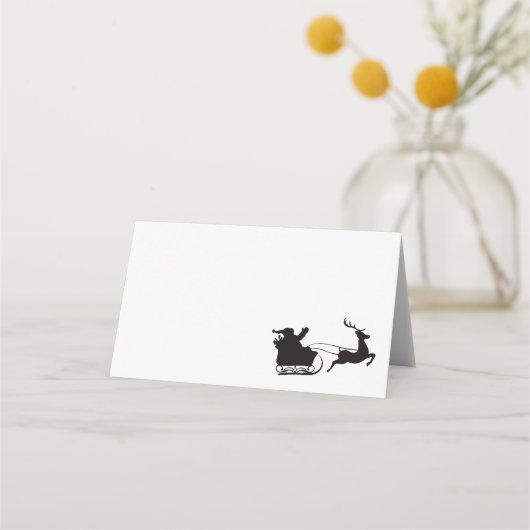 サンタスライアンドトナカイ プレイスカード (正面)